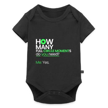 Combien de moments où le cercle se ferme - Body à manches courtes Premium Bébé - noir - Devant