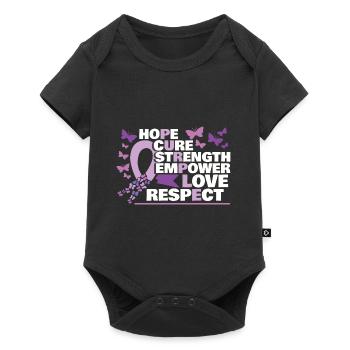 Epilepsy Awareness Month - Baby Premium short-sleeve bodysuit - black - Front
