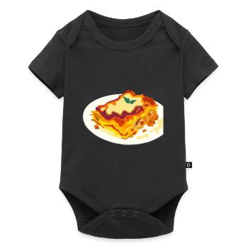 Lasagne Cuisine italienne - Body à manches courtes Premium Bébé - noir - Devant