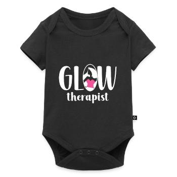 Glow-Therapeutin - Baby Premium Kurzarmbody - Schwarz - Vorne