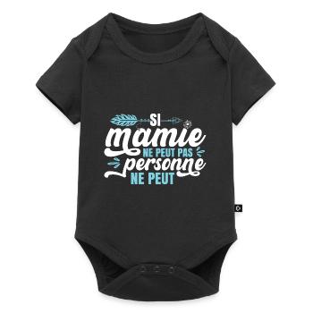 Grand-Mére Cadeau Drole - Body à manches courtes Premium Bébé - noir - Devant