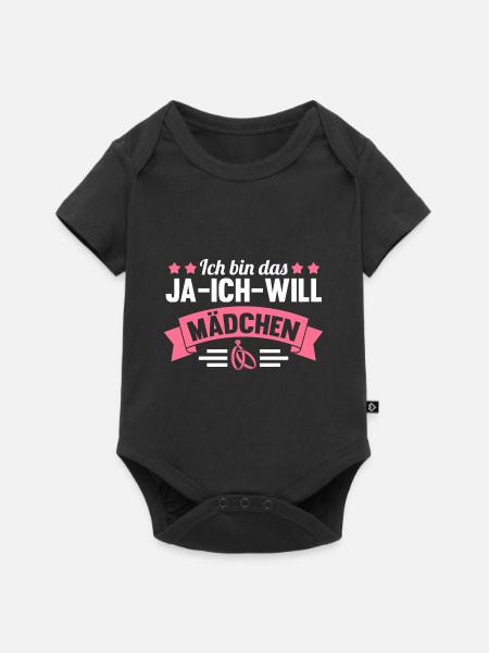 Braut Junggesellenabschied Junggesellinnenabschied - Baby Premium Kurzarmbody - Schwarz