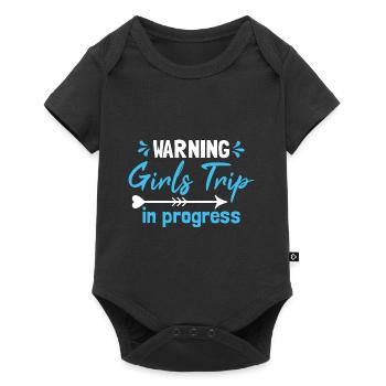 Quote Girls Trip Weekend Summer Vacation - Baby Premium short-sleeve bodysuit - black - Front