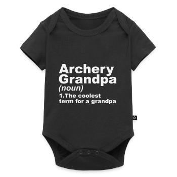 Archery Archer - Baby Premium short-sleeve bodysuit - black - Front