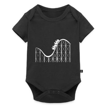 Roller Coaster Amusement Park Fun - Baby Premium short-sleeve bodysuit - black - Front