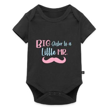 Big Sister To A Little mr - Body à manches courtes Premium Bébé - noir - Devant