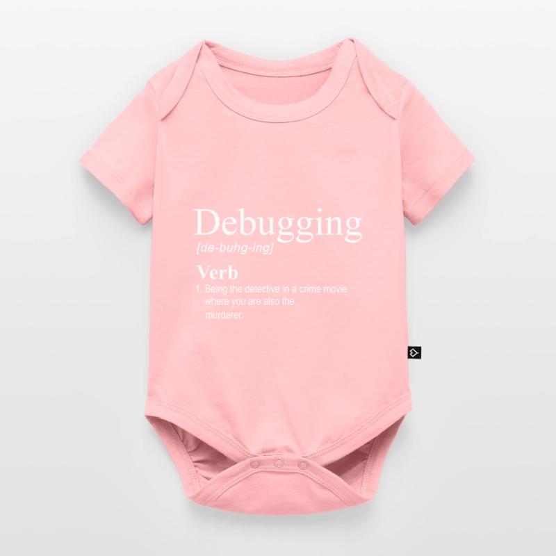 debugging programmer computer science computer nerd Baby Premium short-sleeve bodysuit