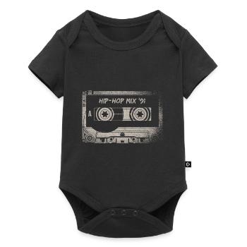 Vintage Alt Hip Hip Mixtape 91 Music Love - Baby Premium short-sleeve bodysuit - black - Front