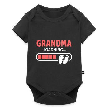 Granny - Baby Premium short-sleeve bodysuit - black - Front