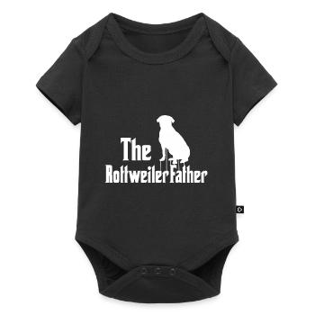 Drôle Rottweiler Propriétaire Parodie Rottweiler - Body à manches courtes Premium Bébé - noir - Devant