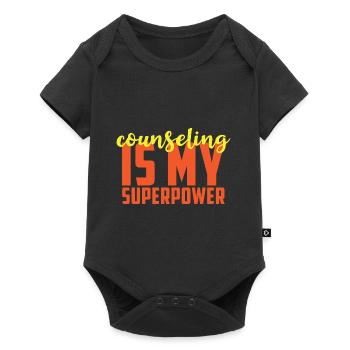 Consultation of my superpower therapist poison - Baby Premium short-sleeve bodysuit - black - Front