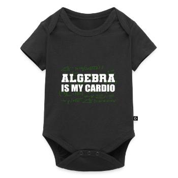 My Cardio Math -Major Gift - Baby Premium short-sleeve bodysuit - black - Front