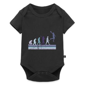 Basketball Sports Evolution for BBall Lovers Dunk - Baby Premium short-sleeve bodysuit - black - Front