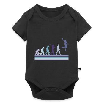 Basketball Sports Evolution for BBall Lovers Dunk - Baby Premium short-sleeve bodysuit - black - Front