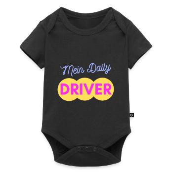 mein Daily Driver - Baby Premium Kurzarmbody - Schwarz - Vorne
