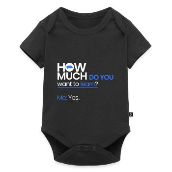 Combien d’éducation? - Body à manches courtes Premium Bébé - noir - Devant