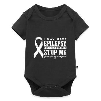 I May Have Epilepsy | Epilepsy Awareness Warrior - Baby Premium short-sleeve bodysuit - black - Front