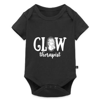 Glow-Therapeutin - Baby Premium Kurzarmbody - Schwarz - Vorne