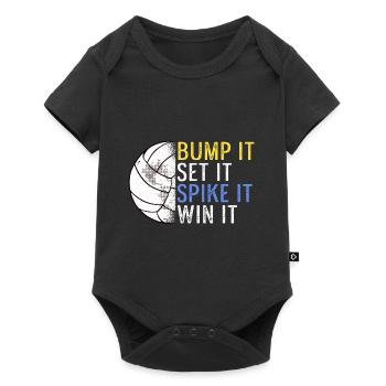 Volleyball Player Bump It Set It Spike It Win It S - Baby Premium Kurzarmbody - Schwarz - Vorne