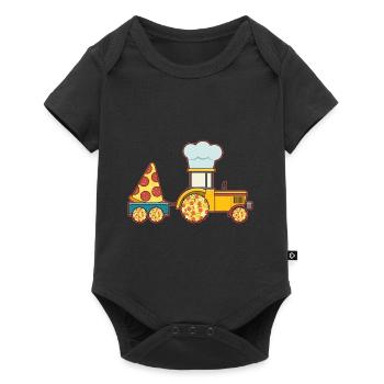 Tractor Lover Funny Tractor Gift - Baby Premium short-sleeve bodysuit - black - Front