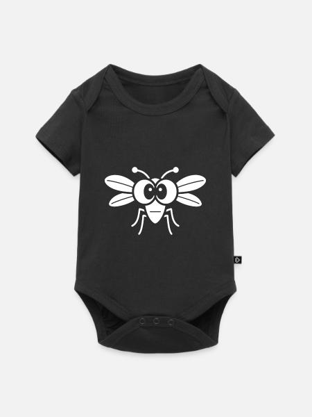 Mouche - Body à manches courtes Premium Bébé - noir