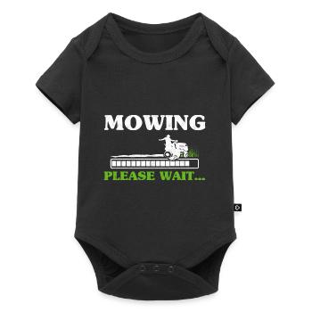 Lawn Mowing Please Wait Lawnmower Mow Gardener - Body à manches courtes Premium Bébé - noir - Devant