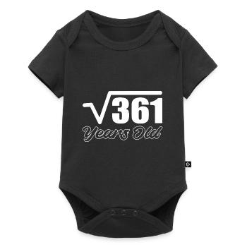 361 years old statistician gift - Baby Premium short-sleeve bodysuit - black - Front