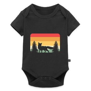 Wild Fox Zookeeper Poison - Baby Premium short-sleeve bodysuit - black - Front