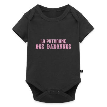 La Patronne Des Daronnes - Body à manches courtes Premium Bébé - noir - Devant