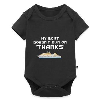 My boat is no longer running thanks to Funny Boat Captain - Baby Premium short-sleeve bodysuit - black - Front