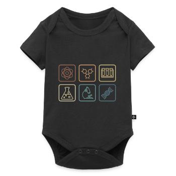 Chemistry teacher Microbiologist poison - Baby Premium short-sleeve bodysuit - black - Front