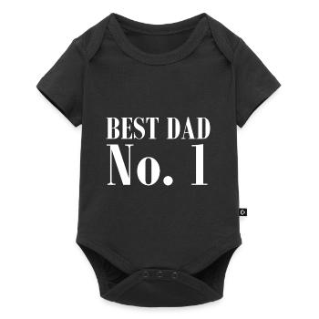 No.1 MEILLEUR T-SHIRT DE PAPA - Body à manches courtes Premium Bébé - noir - Devant