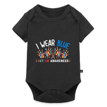 Autisme - Body à manches courtes Premium Bébé - noir - Devant