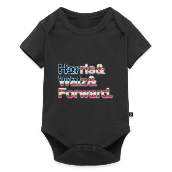 Kamala Harris & Tim Walz 2024 Support Shirt - Baby Premium short-sleeve bodysuit - black - Front