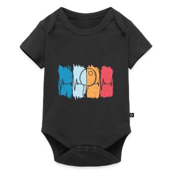 Table Tennis Ping Pong - Baby Premium short-sleeve bodysuit - black - Front