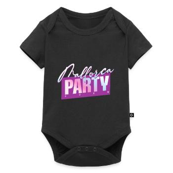 Mallorca Party Crew - Baby Premium short-sleeve bodysuit - black - Front