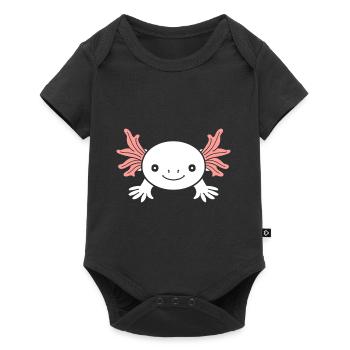 axolotl - Body à manches courtes Premium Bébé - noir - Devant