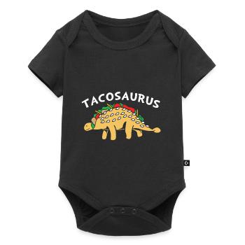 dino - Baby Premium short-sleeve bodysuit - black - Front