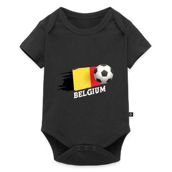 Belgium - Baby Premium short-sleeve bodysuit - black - Front