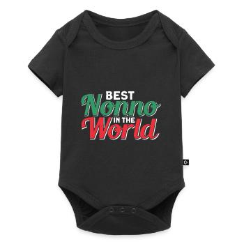 Grandfather Vintage Grandfather Grandpa - Baby Premium short-sleeve bodysuit - black - Front