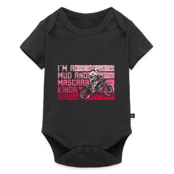 Muddy Dirty Girl Mud Love Gifts Mud u - Baby Premium short-sleeve bodysuit - black - Front