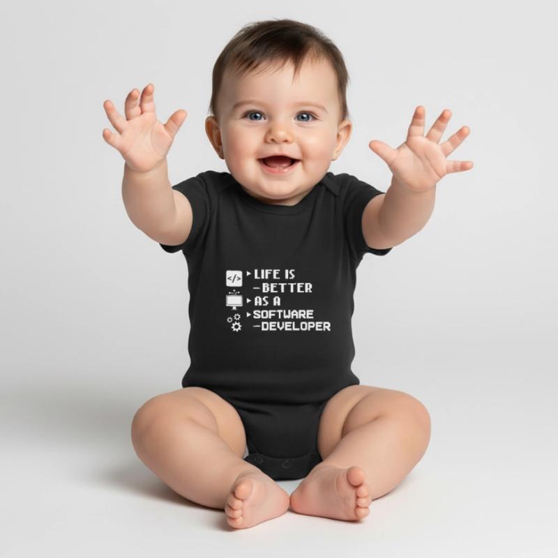 Software Development Software Developer Developer Baby Premium short-sleeve bodysuit