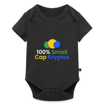100% Small Cap Cryptos - Baby Premium short-sleeve bodysuit - black - Front