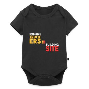 Horreur pour les camionneurs : Chantier de construction - Body à manches courtes Premium Bébé - noir - Devant
