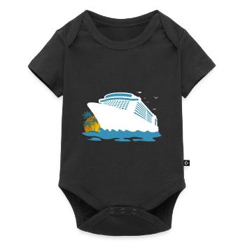 Cruise, Cruise Ship, Cruise - Baby Premium short-sleeve bodysuit - black - Front