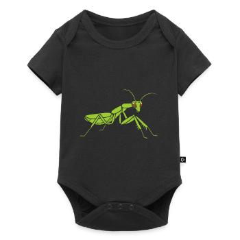 Praying mantis - Baby Premium short-sleeve bodysuit - black - Front