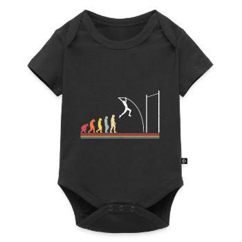 Pole Vaulter Gift - Baby Premium short-sleeve bodysuit - black - Front