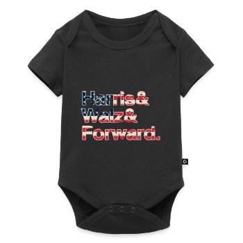 Kamala Harris & Tim Walz 2024 Support Shirt - Baby Premium short-sleeve bodysuit - black - Front