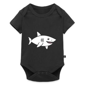 Requin - Body à manches courtes Premium Bébé - noir - Devant