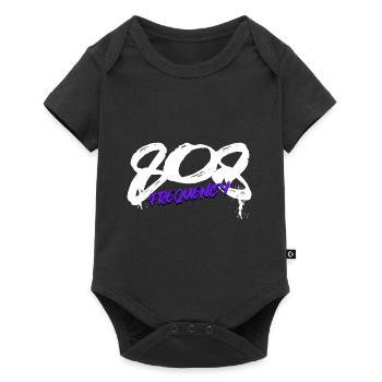 808 Synthesizer Analog Drum Machine - Baby Premium short-sleeve bodysuit - black - Front